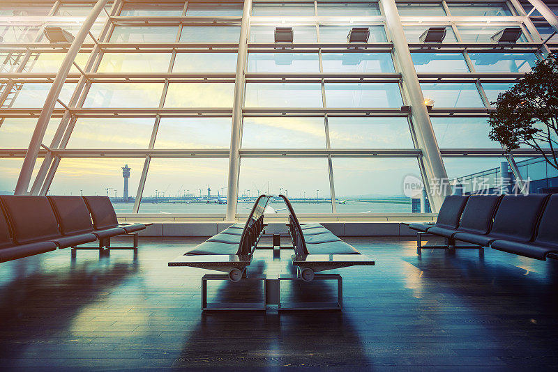 empty Airport Terminal